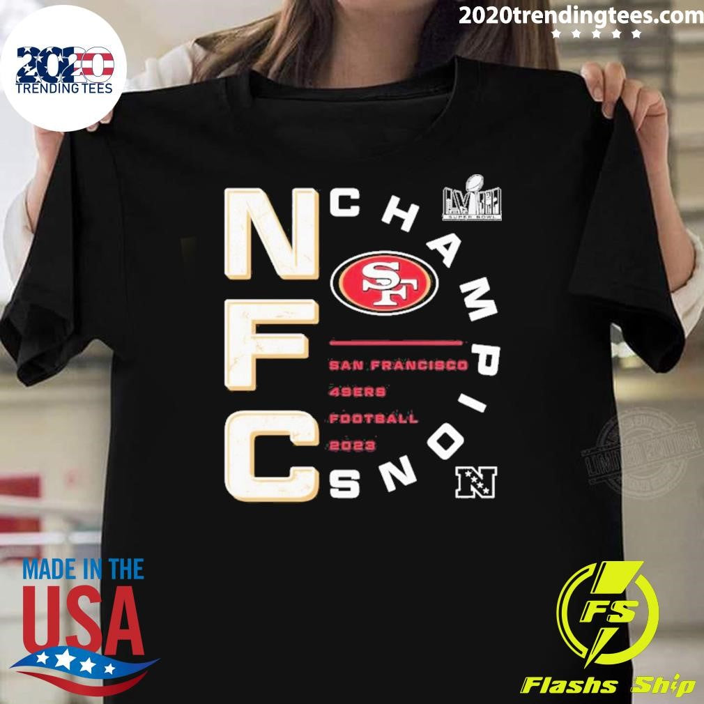 Funny San Francisco 49ers Football 2023 Nfc Champions - Adult & Kids T-Shirts, Sweatshirts & Hoodies apparel design preview 1