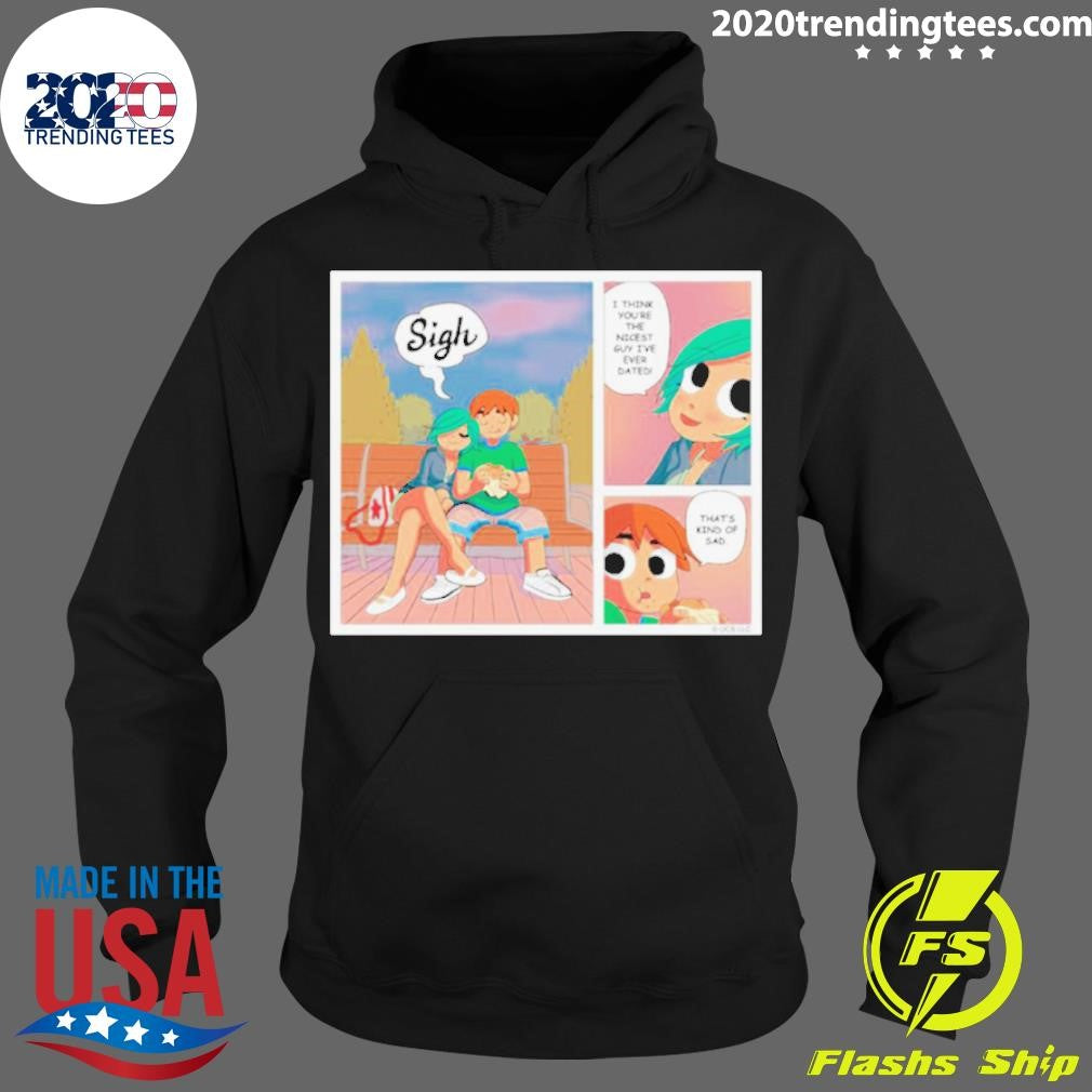 Funny Scott Pilgrim Kind Of Sad - Adult & Kids T-Shirts, Sweatshirts & Hoodies apparel design preview 2