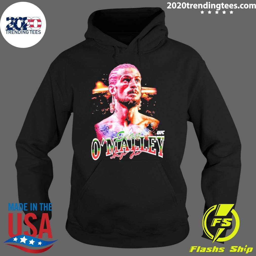 Funny Sean O'Malley UFC Signature - Adult & Kids T-Shirts, Sweatshirts & Hoodies apparel design preview 2