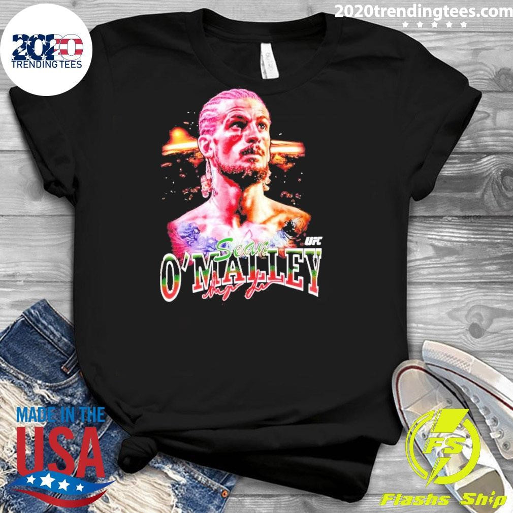 Funny Sean O'Malley UFC Signature - Adult & Kids T-Shirts, Sweatshirts & Hoodies apparel design preview 3