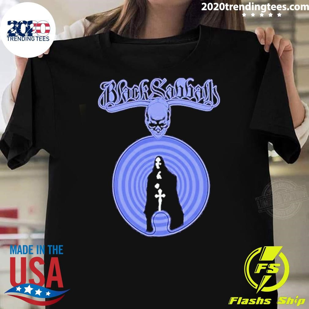 Funny Skull Witch Black Sabbath Logo - Adult & Kids T-Shirts, Sweatshirts & Hoodies apparel design preview 1