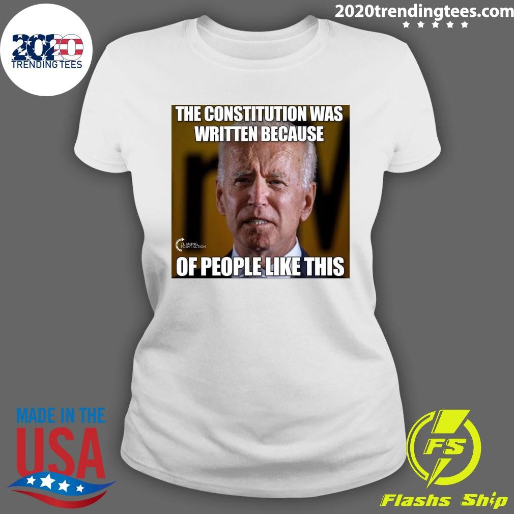 Funny The Constitution Was Written Because Of People - Adult & Kids T-Shirts, Sweatshirts & Hoodies apparel design preview 3