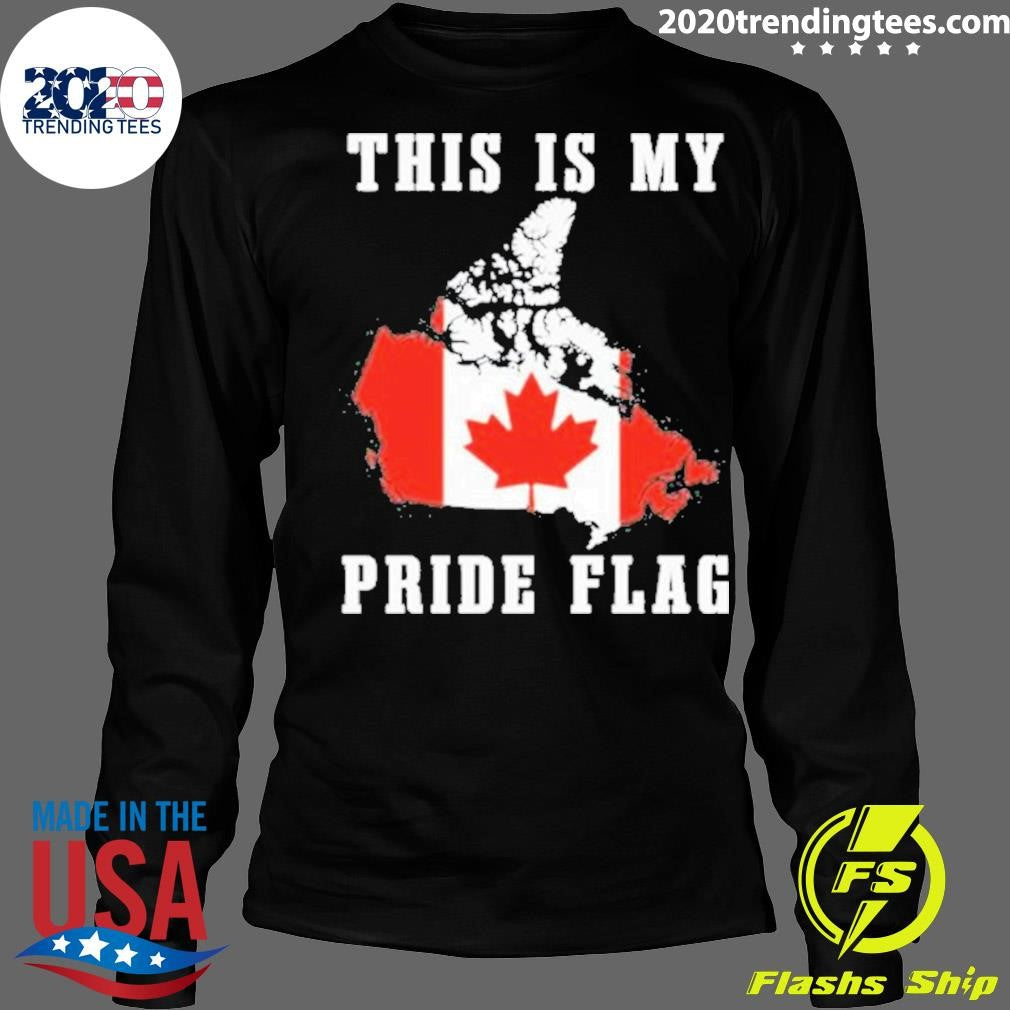 Funny This Is My Pride Flag Canada - Adult & Kids T-Shirts, Sweatshirts & Hoodies apparel design preview 4