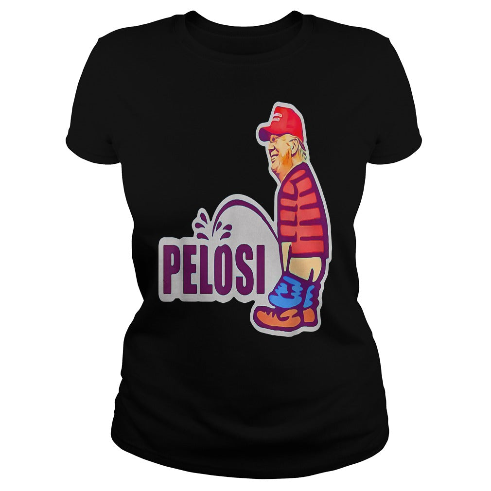 Funny Trump Pelosi - Adult & Kids T-Shirts, Sweatshirts & Hoodies apparel design preview 2