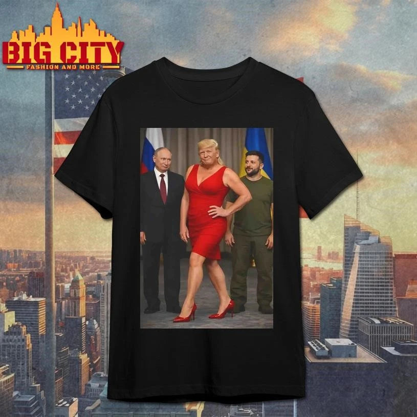 Funny Trump Wear A Dress Meme - Adult & Kids T-Shirts, Sweatshirts & Hoodies apparel design preview 1