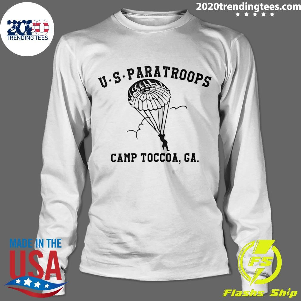 Funny Us Paratroops Camp Toccoa Ga - Adult & Kids T-Shirts, Sweatshirts & Hoodies apparel design preview 4