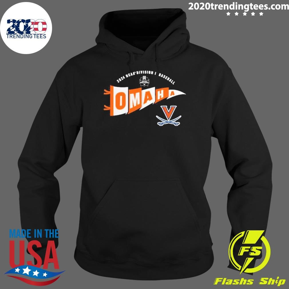 Funny Virginia Cavaliers Omaha 2024 NCAA Men's - Adult & Kids T-Shirts, Sweatshirts & Hoodies apparel design preview 2