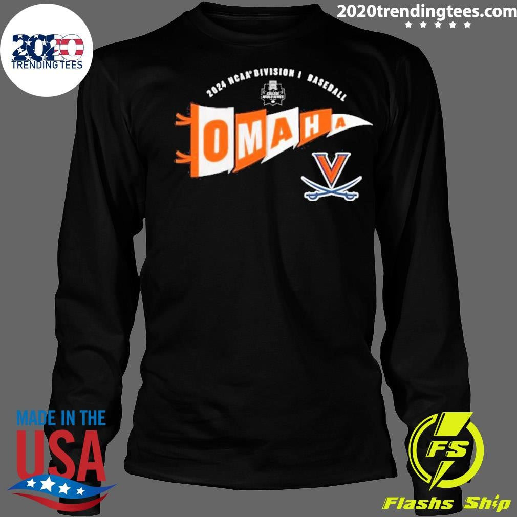 Funny Virginia Cavaliers Omaha 2024 NCAA Men's - Adult & Kids T-Shirts, Sweatshirts & Hoodies apparel design preview 4