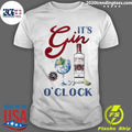 Funny Wine It's Gin O'clock - Adult & Kids T-Shirts, Sweatshirts & Hoodies apparel design preview 1