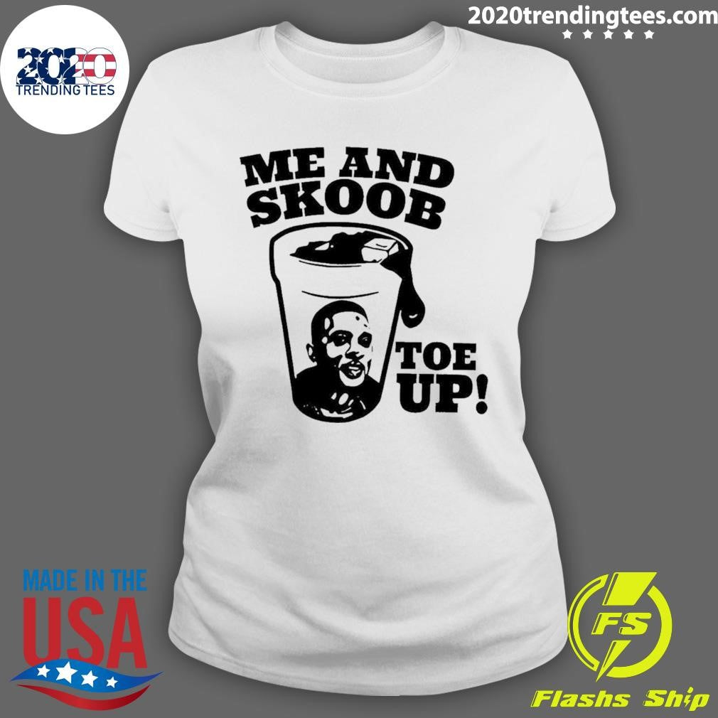 Funny boosie Badazz Me And Skoob Toe Up - Adult & Kids T-Shirts, Sweatshirts & Hoodies apparel design preview 3