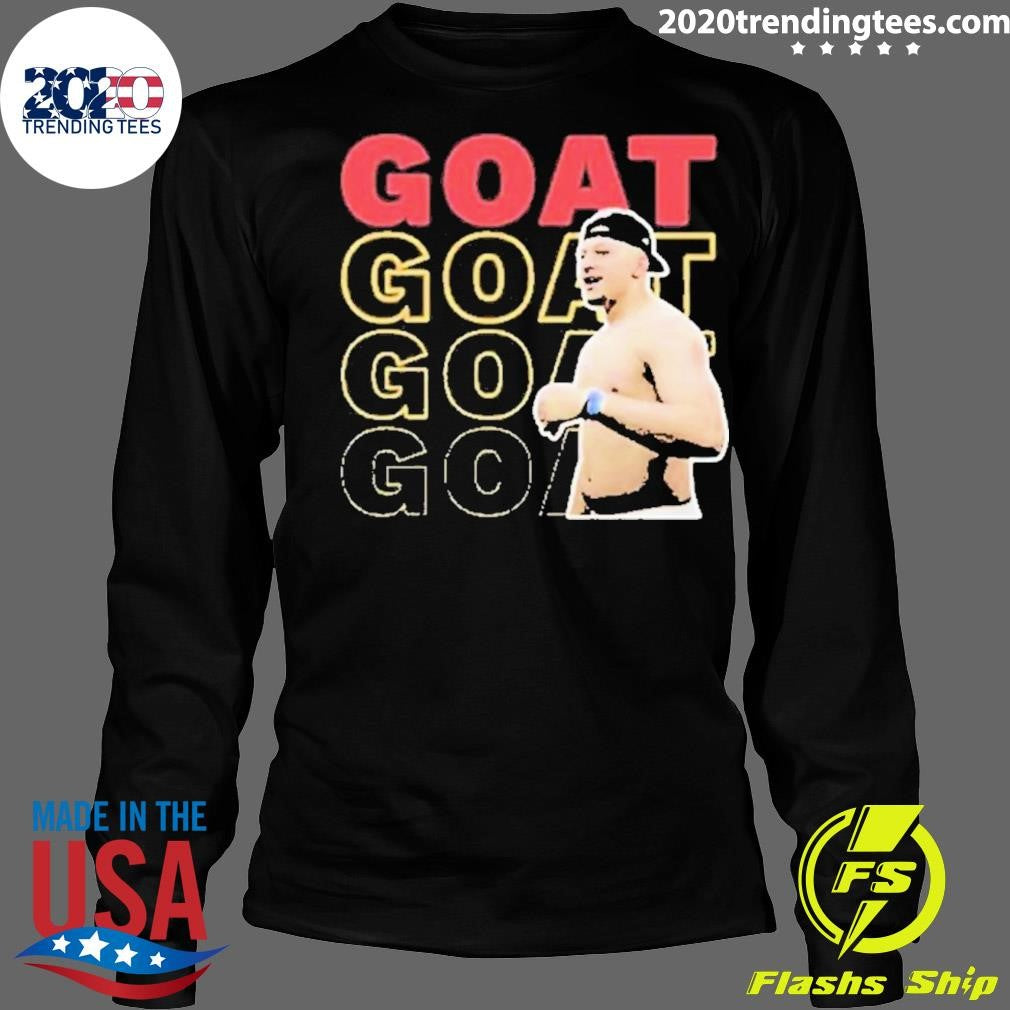 Funny chiefs Patrick Mahomes Goat - Adult & Kids T-Shirts, Sweatshirts & Hoodies apparel design preview 4