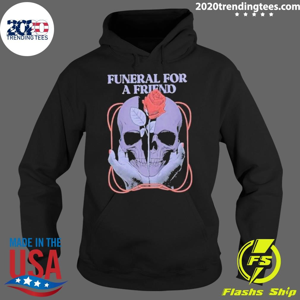 Funny funeral for a Friend Skull - Adult & Kids T-Shirts, Sweatshirts & Hoodies apparel design preview 2