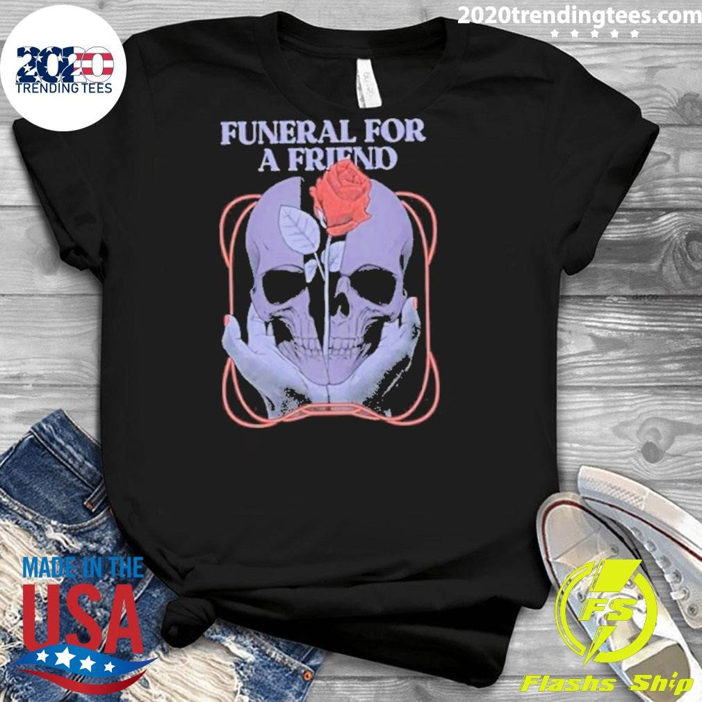 Funny funeral for a Friend Skull - Adult & Kids T-Shirts, Sweatshirts & Hoodies apparel design preview 3