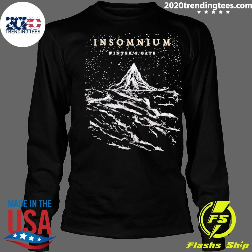 Funny insomnium Winter's Gate - Adult & Kids T-Shirts, Sweatshirts & Hoodies apparel design preview 4
