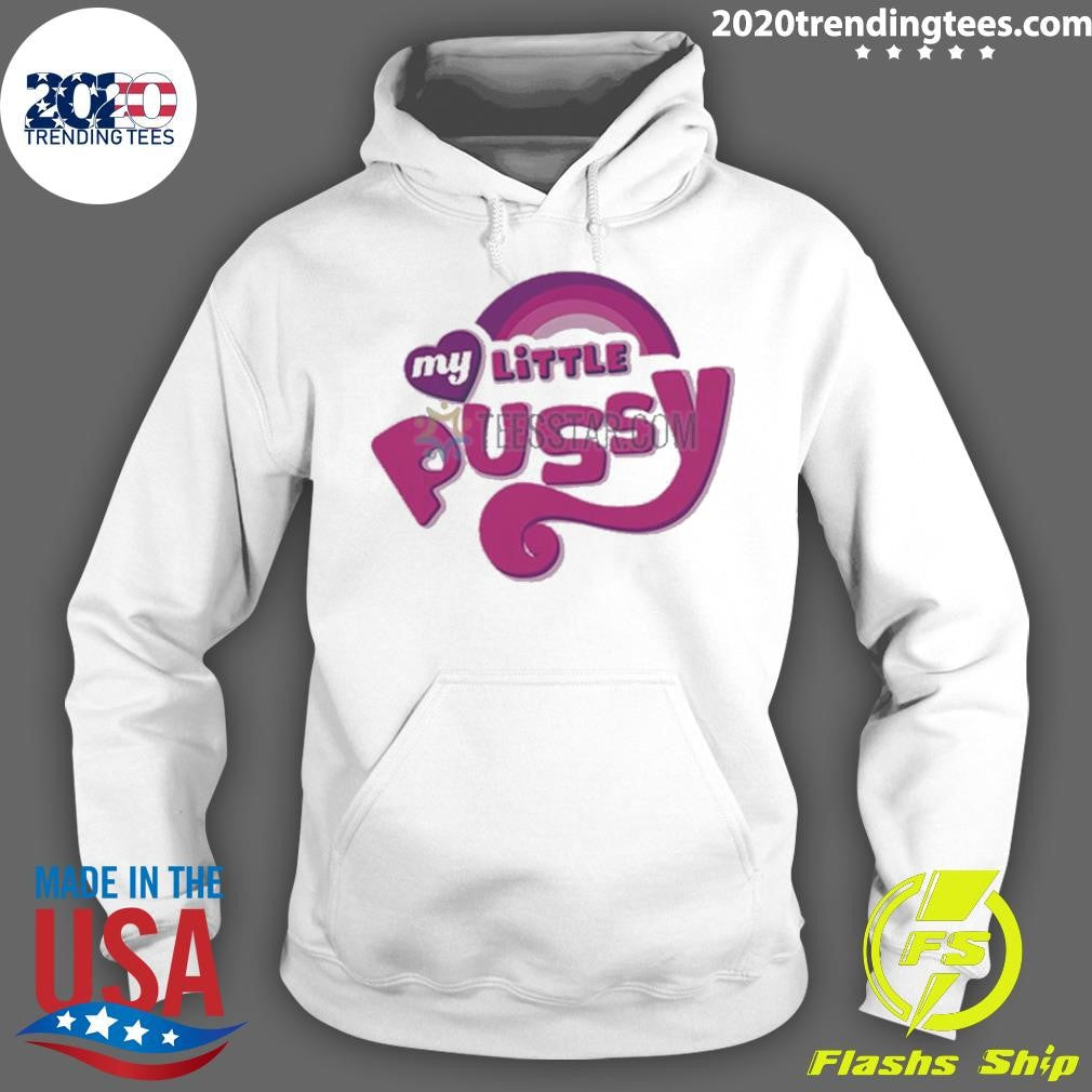 Funny my Little Pussy Logo Parody - Adult & Kids T-Shirts, Sweatshirts & Hoodies apparel design preview 2