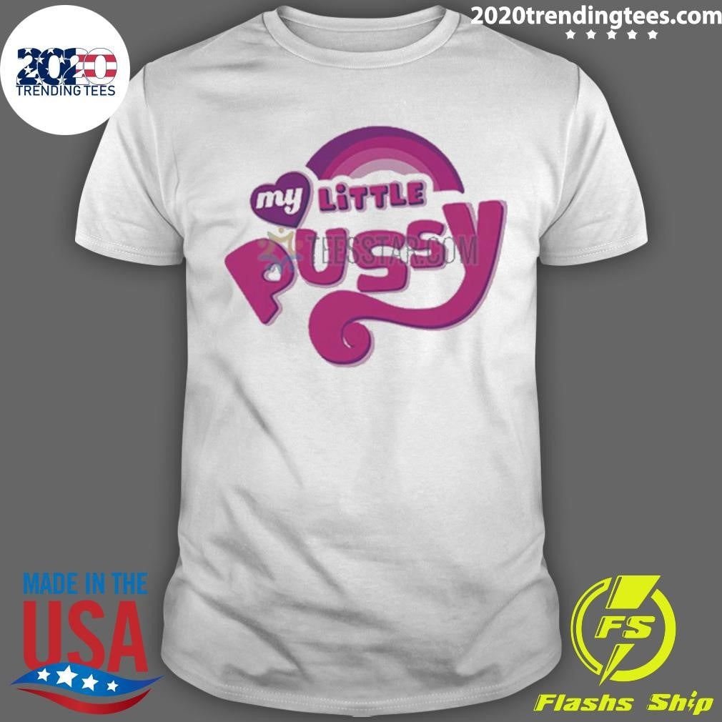 Funny my Little Pussy Logo Parody - Adult & Kids T-Shirts, Sweatshirts & Hoodies apparel design preview 1