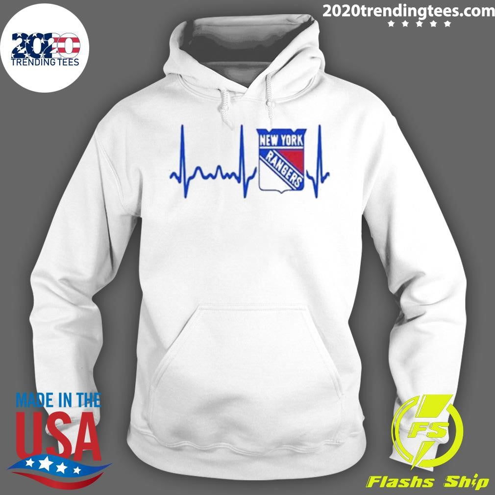 Funny new York Rangers Heartbeat - Adult & Kids T-Shirts, Sweatshirts & Hoodies apparel design preview 2