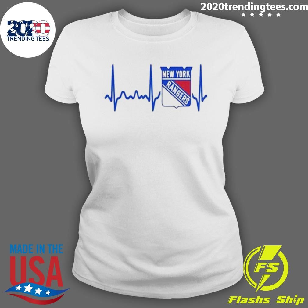 Funny new York Rangers Heartbeat - Adult & Kids T-Shirts, Sweatshirts & Hoodies apparel design preview 3