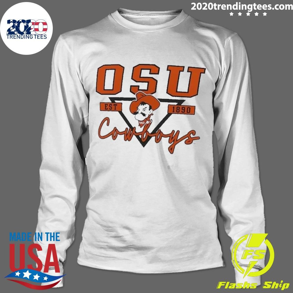 Funny oklahoma State Cowboys Women's Triangle Origin - Adult & Kids T-Shirts, Sweatshirts & Hoodies apparel design preview 4
