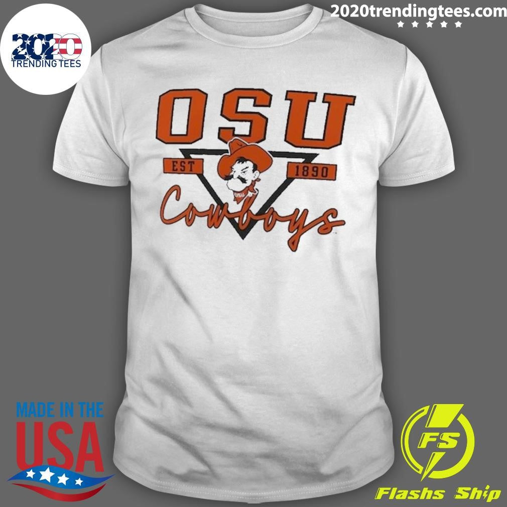 Funny oklahoma State Cowboys Women's Triangle Origin - Adult & Kids T-Shirts, Sweatshirts & Hoodies apparel design preview 1
