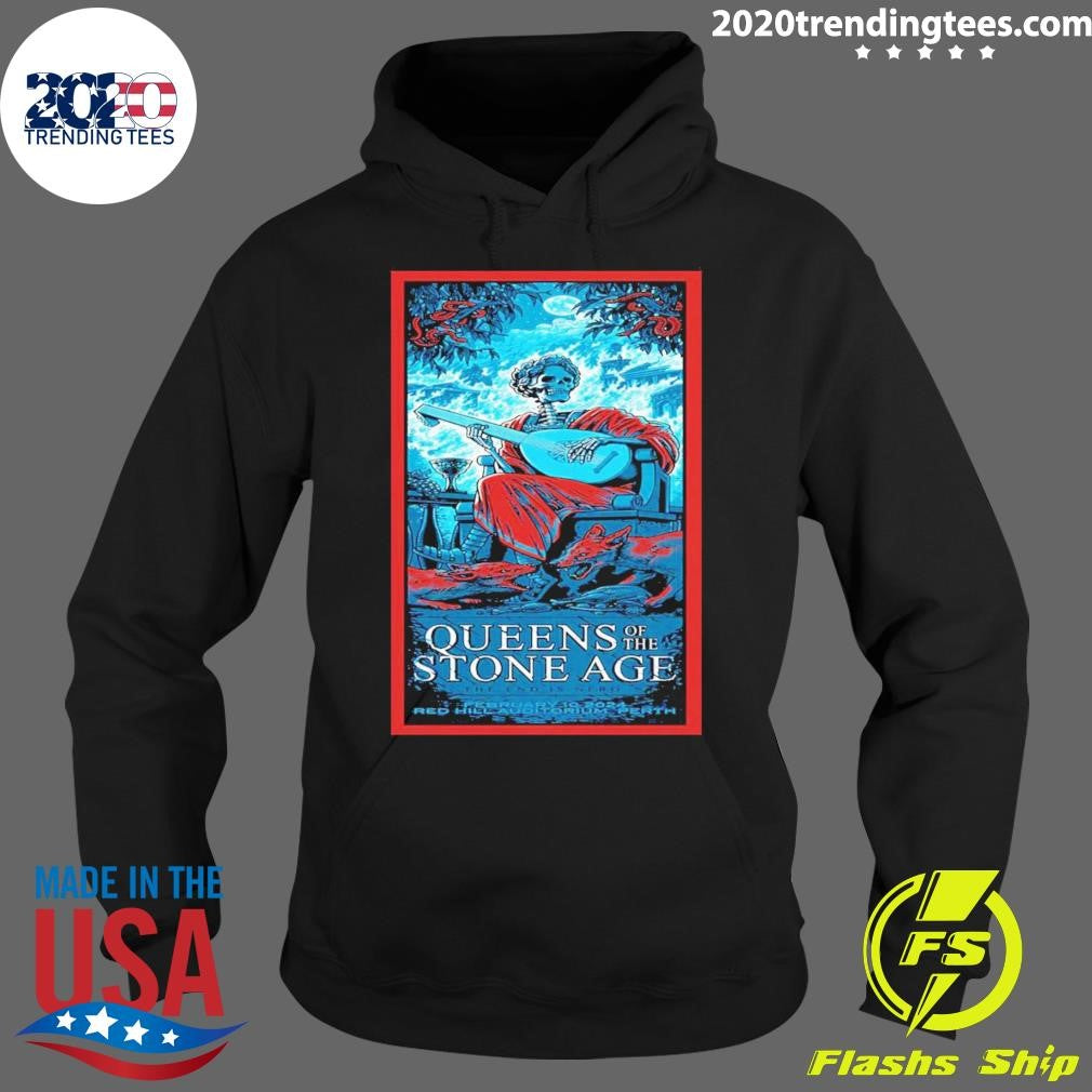 Funny queens Of The Stone Age Australia 02.10.2024 - Adult & Kids T-Shirts, Sweatshirts & Hoodies apparel design preview 2