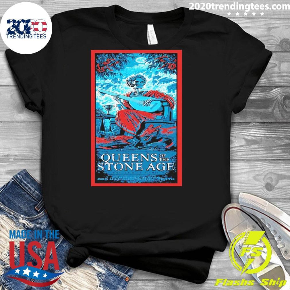 Funny queens Of The Stone Age Australia 02.10.2024 - Adult & Kids T-Shirts, Sweatshirts & Hoodies apparel design preview 3