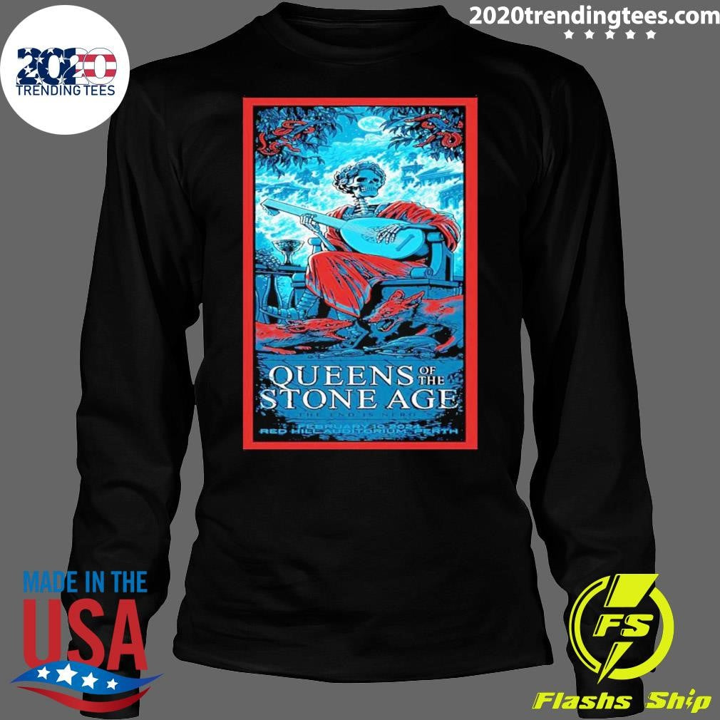 Funny queens Of The Stone Age Australia 02.10.2024 - Adult & Kids T-Shirts, Sweatshirts & Hoodies apparel design preview 4