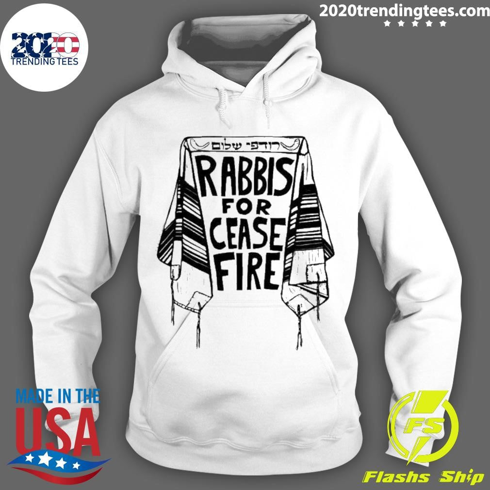 Funny rabbis For Cease Fire - Adult & Kids T-Shirts, Sweatshirts & Hoodies apparel design preview 2