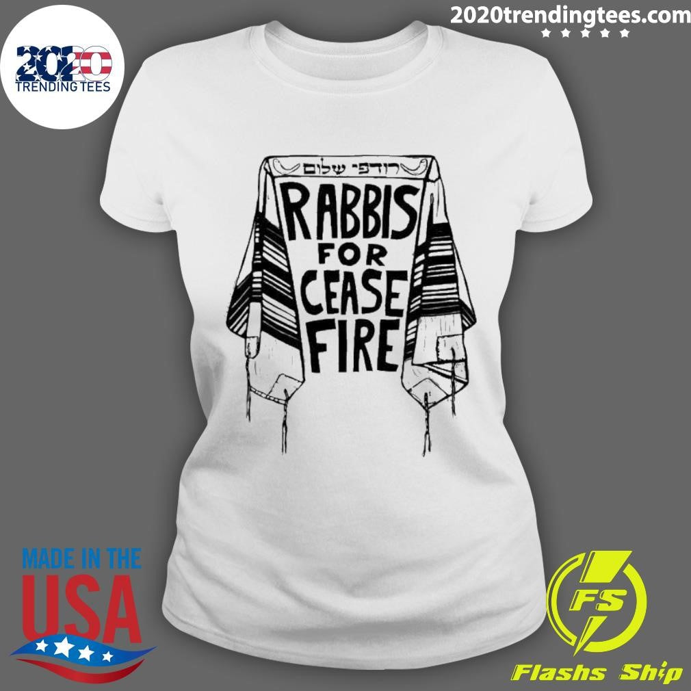 Funny rabbis For Cease Fire - Adult & Kids T-Shirts, Sweatshirts & Hoodies apparel design preview 3