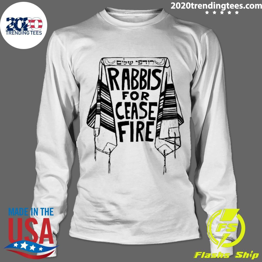 Funny rabbis For Cease Fire - Adult & Kids T-Shirts, Sweatshirts & Hoodies apparel design preview 4