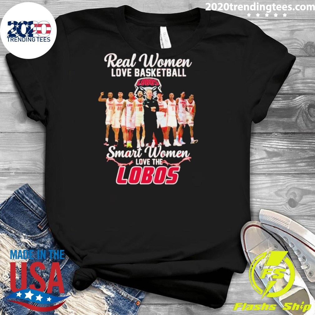 Funny real Women Love Basketball Smart The New Mexico - Adult & Kids T-Shirts, Sweatshirts & Hoodies apparel design preview 3