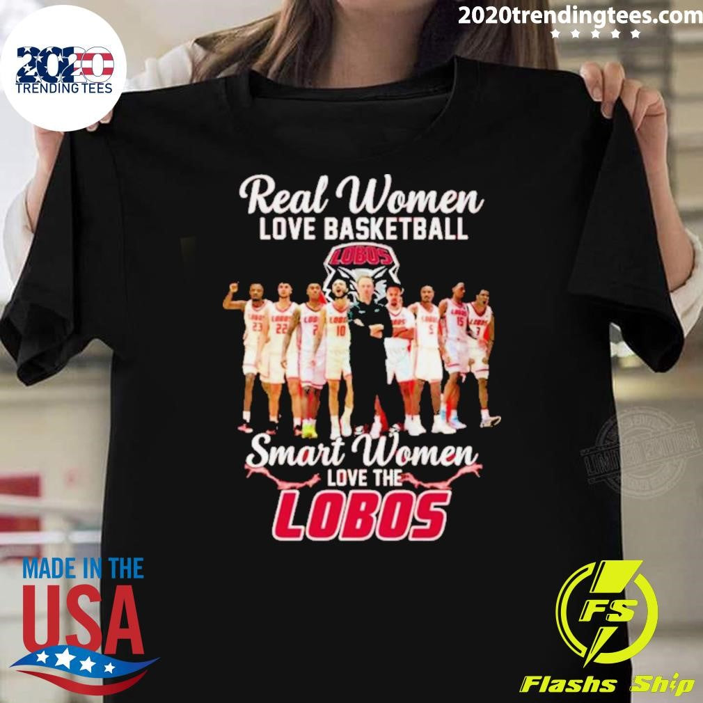 Funny real Women Love Basketball Smart The New Mexico - Adult & Kids T-Shirts, Sweatshirts & Hoodies apparel design preview 1