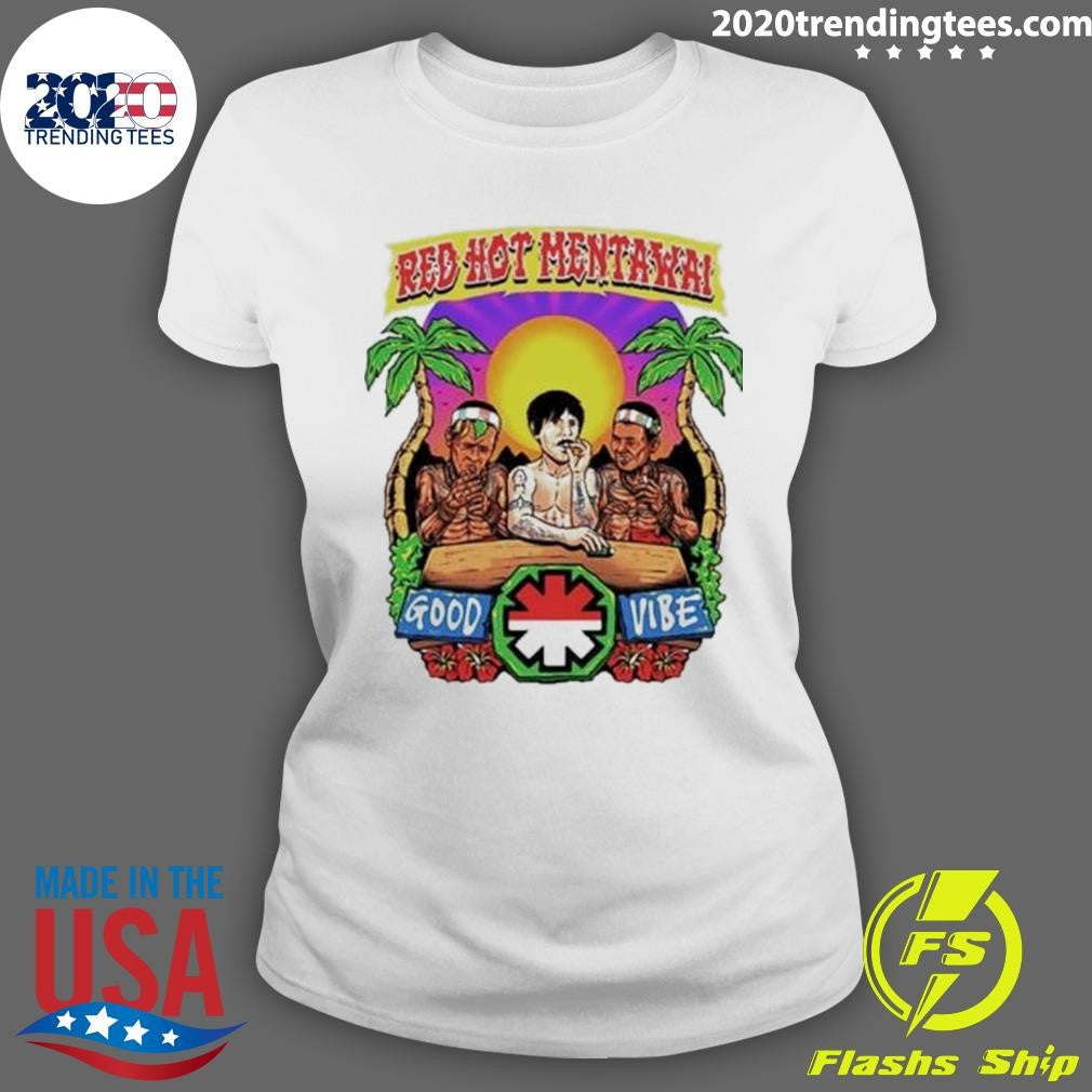 Funny red Hot Mentawal Good Vibe - Adult & Kids T-Shirts, Sweatshirts & Hoodies apparel design preview 3