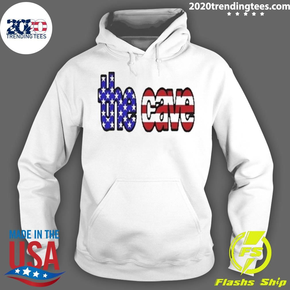 Funny the Cave Usa Flag - Adult & Kids T-Shirts, Sweatshirts & Hoodies apparel design preview 2