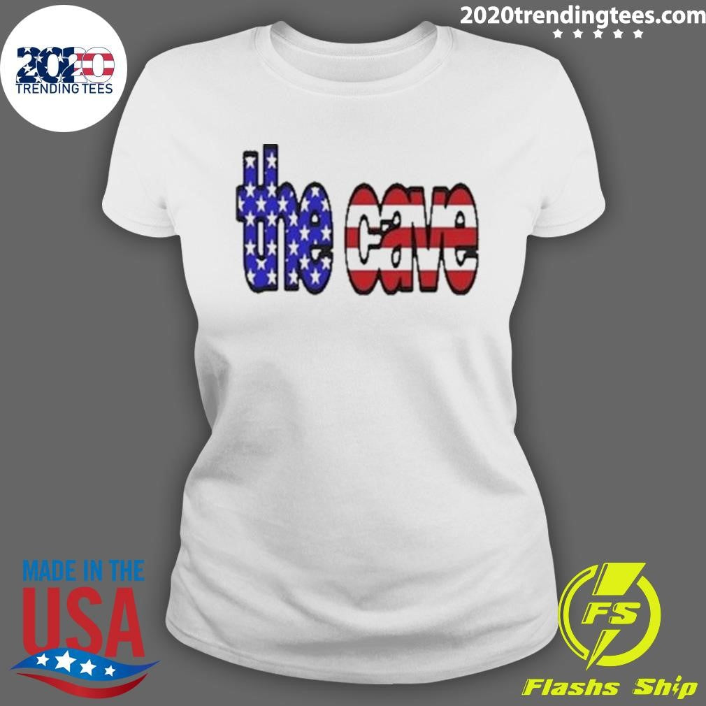 Funny the Cave Usa Flag - Adult & Kids T-Shirts, Sweatshirts & Hoodies apparel design preview 3