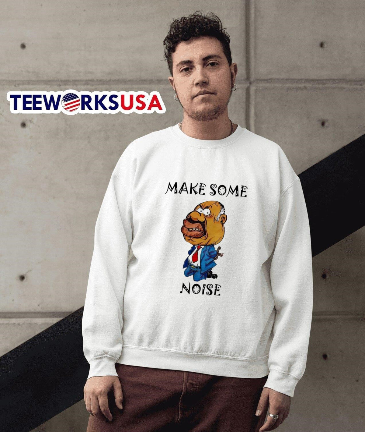 Gabriel Oguda Make Some Noise - Adult & Kids T-Shirts, Sweatshirts & Hoodies apparel design preview 5