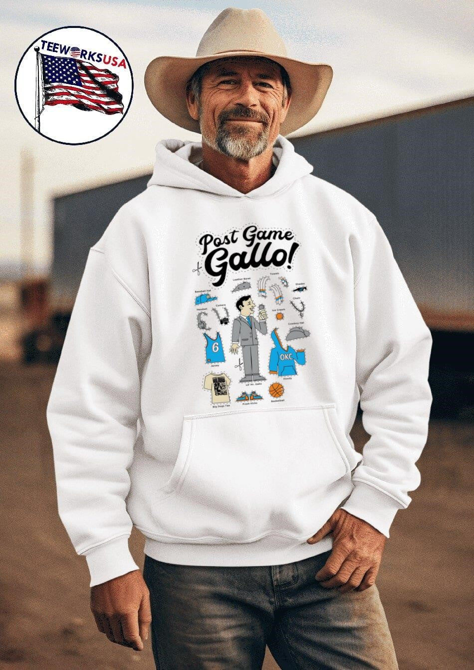 Gallo Paper Doll - Adult & Kids T-Shirts, Sweatshirts & Hoodies apparel design preview 2