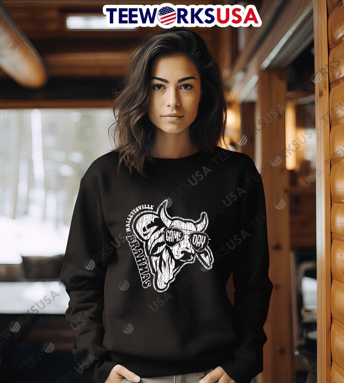 Game Day HB Distressed - Adult & Kids T-Shirts, Sweatshirts & Hoodies apparel design preview 6