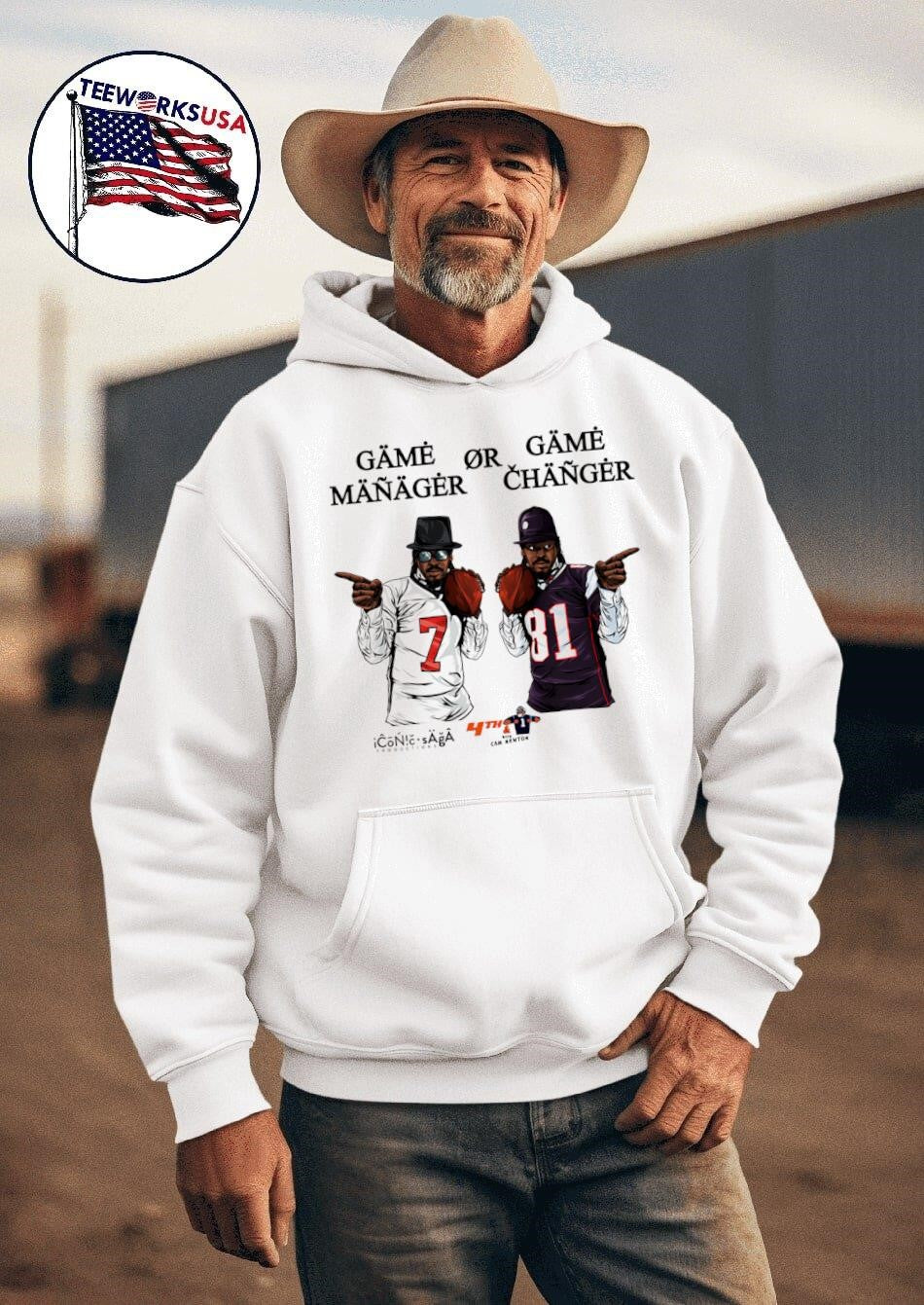 Game manager or changer - Adult & Kids T-Shirts, Sweatshirts & Hoodies apparel design preview 2