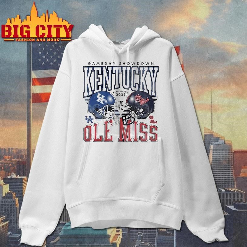 Gameday Showdown Kentucky Wildcats Vs Ole Miss Rebels - Adult & Kids T-Shirts, Sweatshirts & Hoodies apparel design preview 2