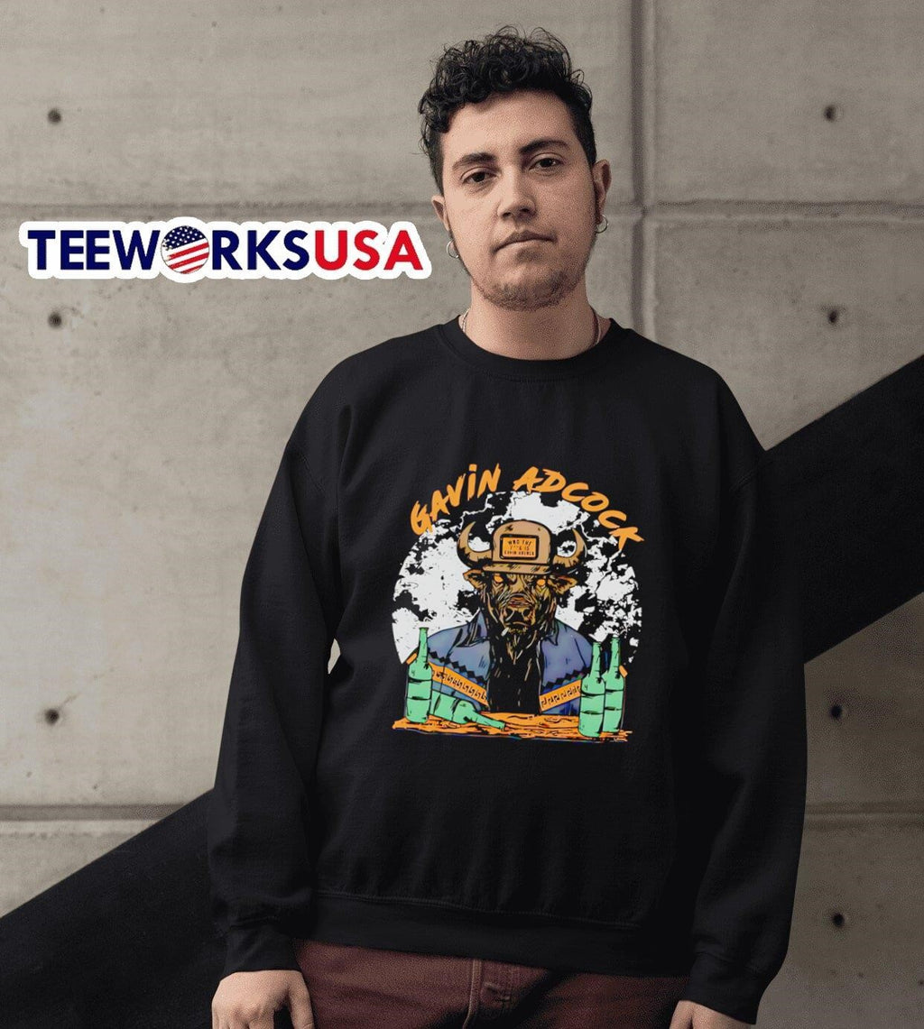 Gavin Adcock Graphite bull - Adult & Kids T-Shirts, Sweatshirts & Hoodies apparel design preview 3