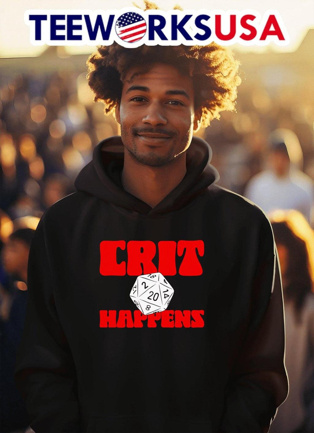 GenCon Crit happens - Adult & Kids T-Shirts, Sweatshirts & Hoodies apparel design preview 2