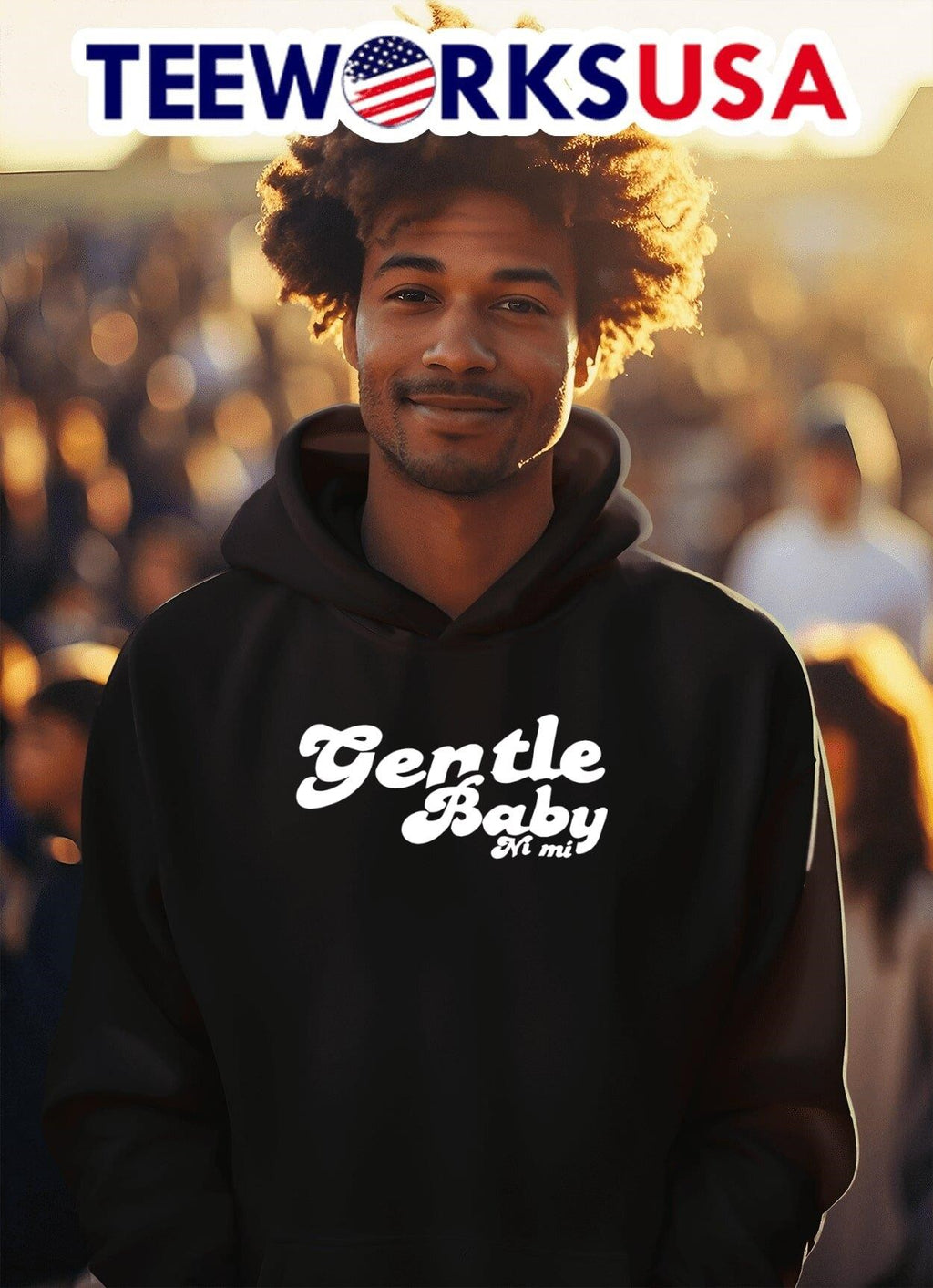 Gentle Baby Ni Mi - Adult & Kids T-Shirts, Sweatshirts & Hoodies apparel design preview 2