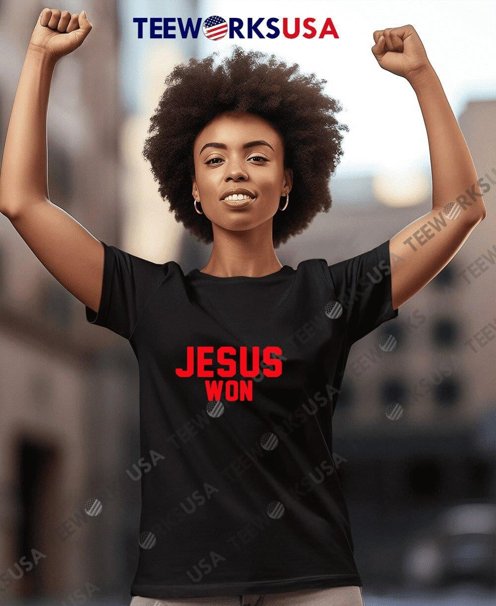 Georgia Bulldogs One Nation Under God Jesus Won - Adult & Kids T-Shirts, Sweatshirts & Hoodies apparel design preview 7