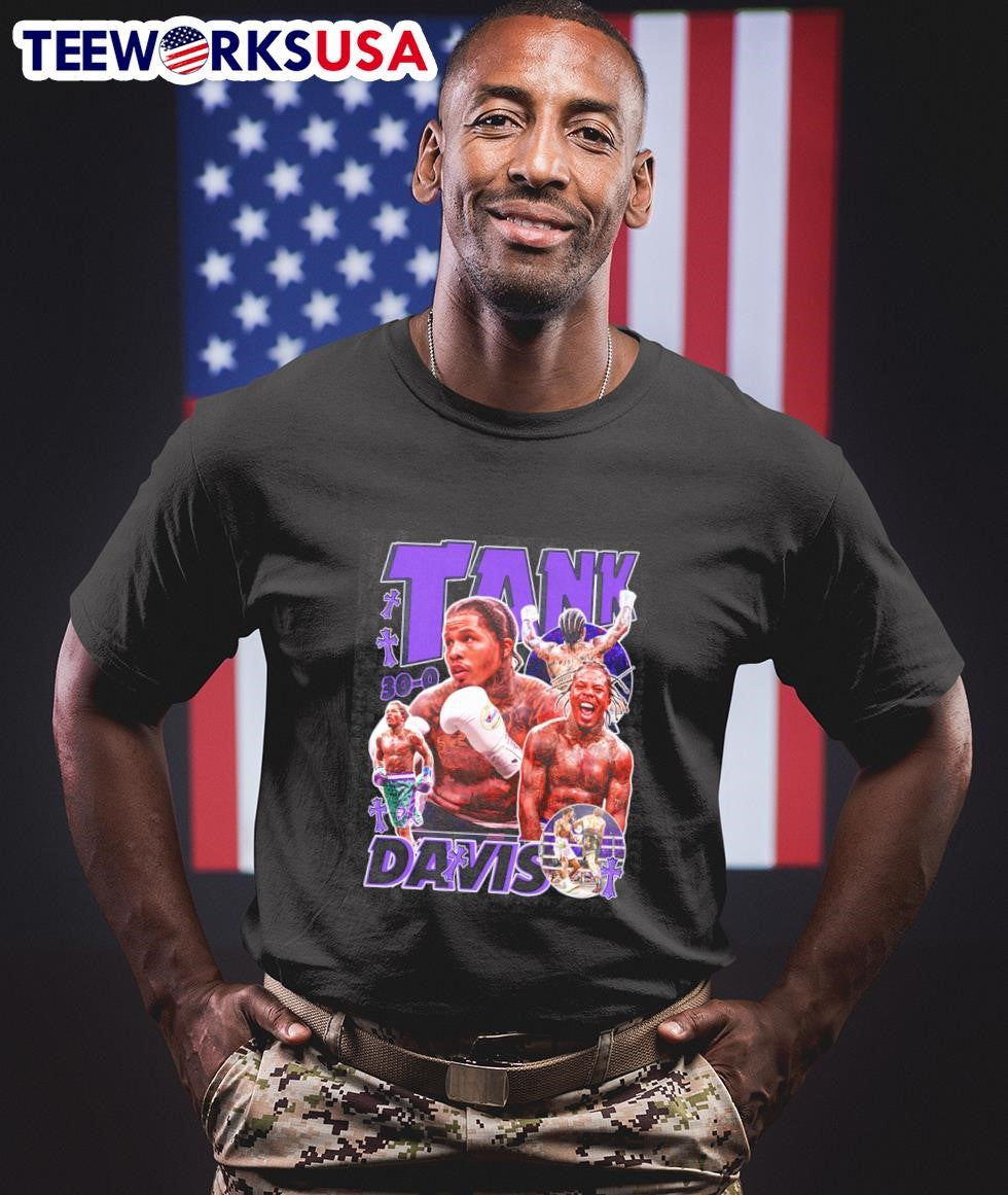 Gervonta Davis 30-0 vintage graphic - Adult & Kids T-Shirts, Sweatshirts & Hoodies apparel design preview 1