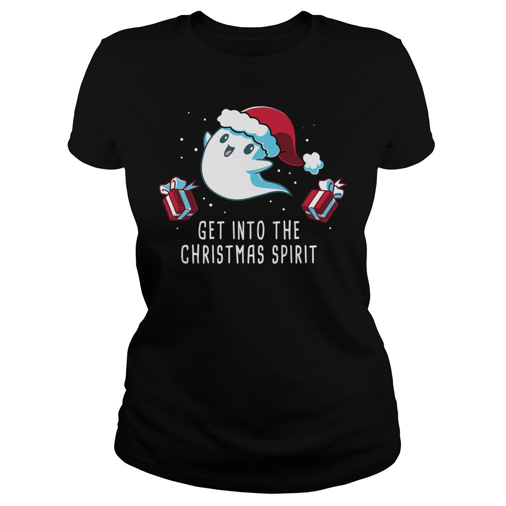 Get Into The Christmas Spirit - Adult & Kids T-Shirts, Sweatshirts & Hoodies apparel design preview 2