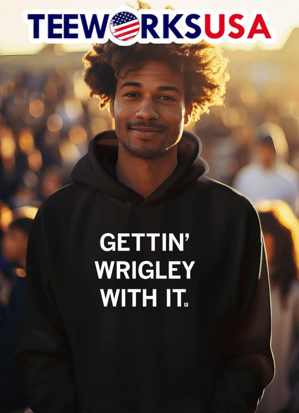 Gettin' wrigley with it - Adult & Kids T-Shirts, Sweatshirts & Hoodies apparel design preview 2