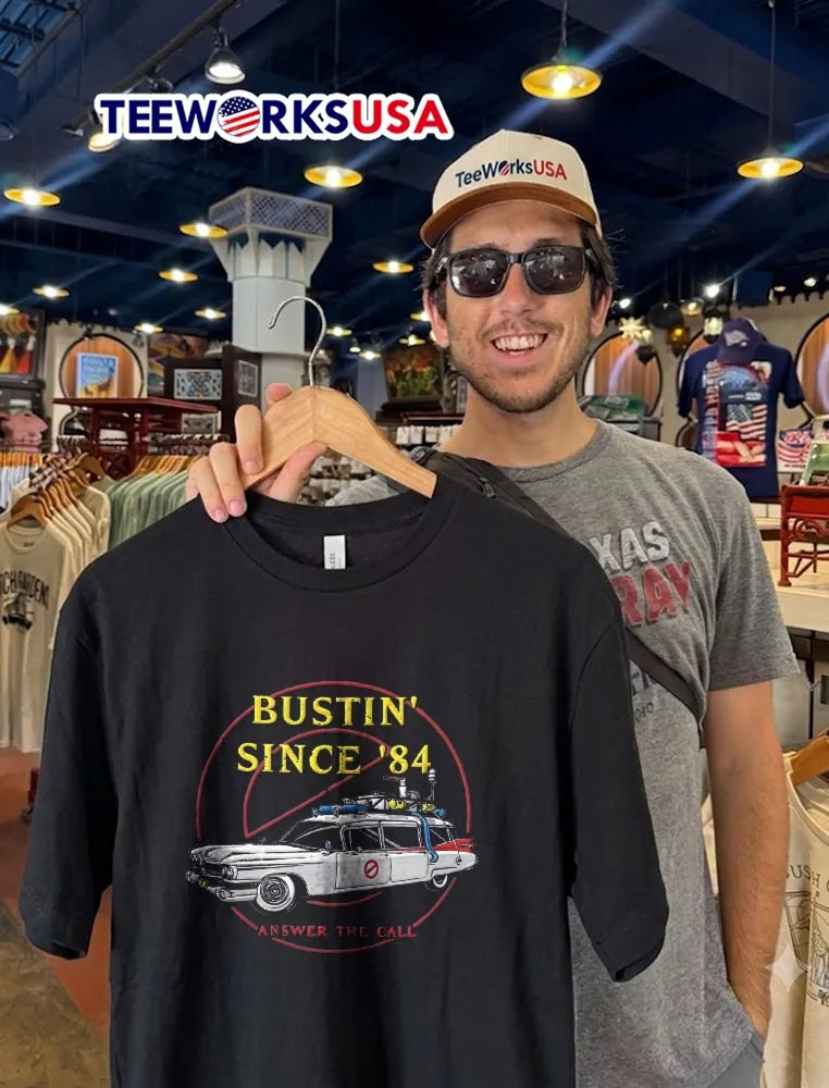 Ghostbusters Bustin Since 84 Answer The Call - Adult & Kids T-Shirts, Sweatshirts & Hoodies apparel design preview 2