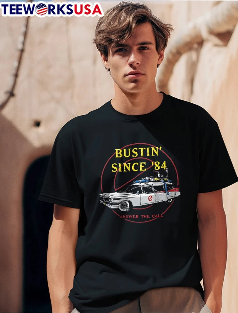 Ghostbusters Bustin Since 84 Answer The Call - Adult & Kids T-Shirts, Sweatshirts & Hoodies apparel design preview 1