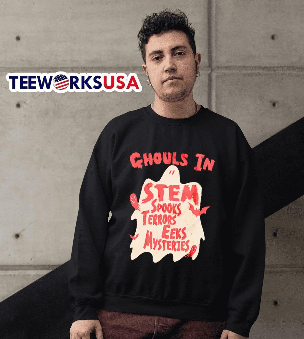 Ghouls in steam spooks terrors eeks Halloween - Adult & Kids T-Shirts, Sweatshirts & Hoodies apparel design preview 3
